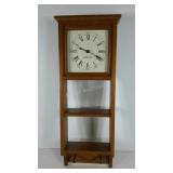 Frazier and Son wall mount clock with hooks,