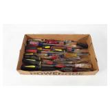 Screw drivers and nut drivers, various sizes and