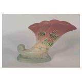 Hull pottery wildflower cornucopia, 6" tall