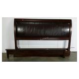 King size headboard, footboard and side rails,