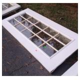 79x35in glass pane door