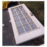 79x32in glass pane door
