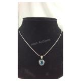 Sterling silver necklace 18in