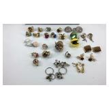 Jewelry box with clip on earrings