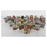 Thirty Hallmark Nostalgic House and Shop