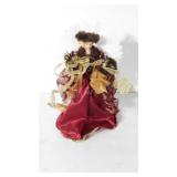 Holiday decor, fiber optic angel Christmas tree