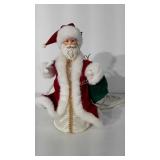 Holiday decor, Santa Claus lighted Christmas tree