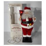 Holiday decor, animated Santa Christmas display