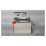 Die cast metal coin bank with box, Limited