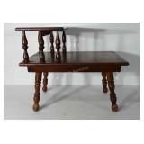 Two tier end table, 18" x 22.5" x 26"