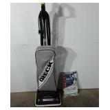 Oreck vacuum, includes filter bags, works