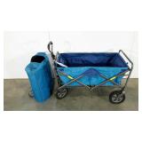 Folding soft sided wagon, includes cover, all