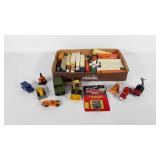 Die cast and poly vehicles,  includes earth