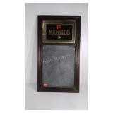 Michelob advertising chalkboard sign (has a few