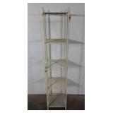 Metal shelf/plant stand, stands 53" tall