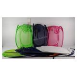Foldable clothes baskets (24), some have small