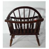 Wooden magazine rack, 20" x 24"