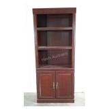 Bookcase, 71" tall, wear as shown