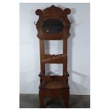 Atlantic Furniture co. hall tree, 75.5"
