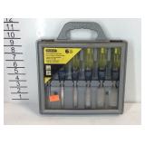 Stanley wood chisel set with case 6 piece