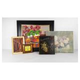 Painting collection, sizes range from 6x6 to