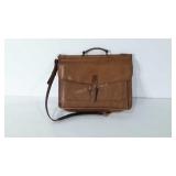 L.L. Bean leather messenger bag
