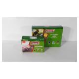 Coleman twin size airbed and rechargeable quick