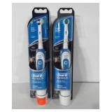 Two Oral-B pro health electric toothbrushes,