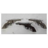 Die-cast toy revolvers, Daisy Bullseye, and