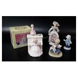 Figurines, Homco "Denim Days", Victorian Secrets