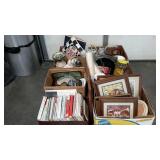 Skid lot: includes magazines, cookbooks, wall