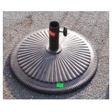 Cast iron umbrella stand base