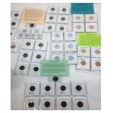 Penny lot, Indian head, Lincoln cent, steel War,