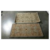 Scatter rugs, largest measures 25 x 44