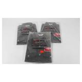 Three Exxon advertising uniform work shirts,