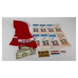 Exxon Advertising group, maps, patches, Lucky