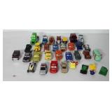 Toys, mostly Pixar cars and hot wheels
