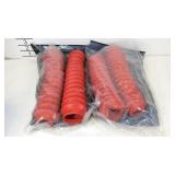 Pro Comp Red Poly-Vinyl Shock Boots - Two pairs