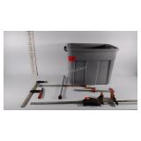 Tote (1) with tools (4)