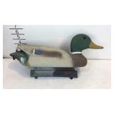 Plastic decoy duck mallard