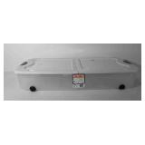 Sterilite underbed rolling tote, 66qt