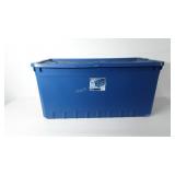 Sterilite storage tote, 50 gal, missing handle