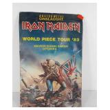 Iron Maiden Tour poster reprint, has been stored