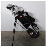 Kids golf clubs with bag, includes Solaris