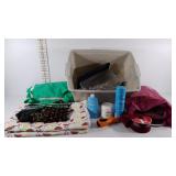 Table clothes, silversmiths polish (used),