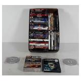 DVDs, includes Divergent, The Birds, Final