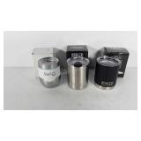 Three tumblers, Swig wine cup and two Chillz