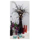 Home decor, vases, lamps, everlasting floral