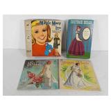 Paper costume dolls, Magic Mary Lou, Brides, and