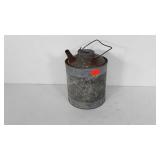 Galvanized fuel can